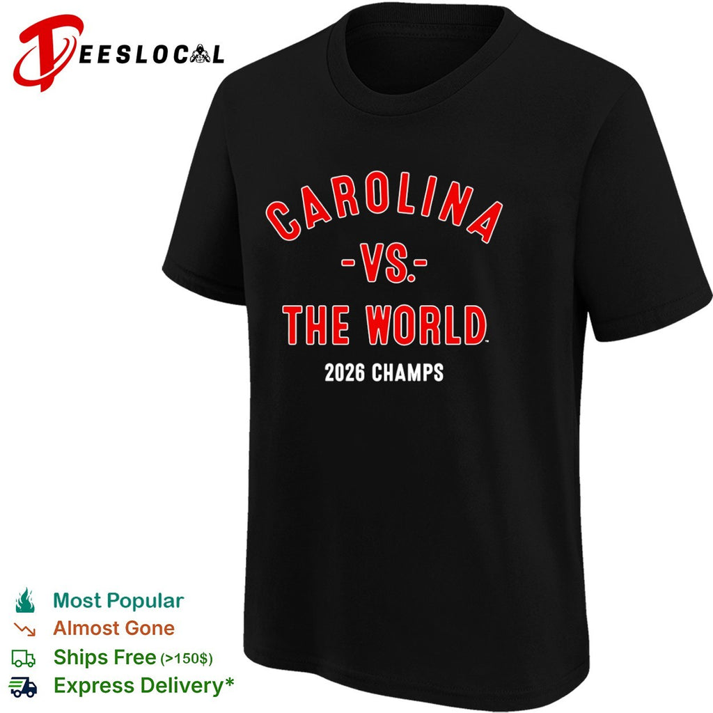 Carolina Hurricanes vs the world 2026 champs shirt