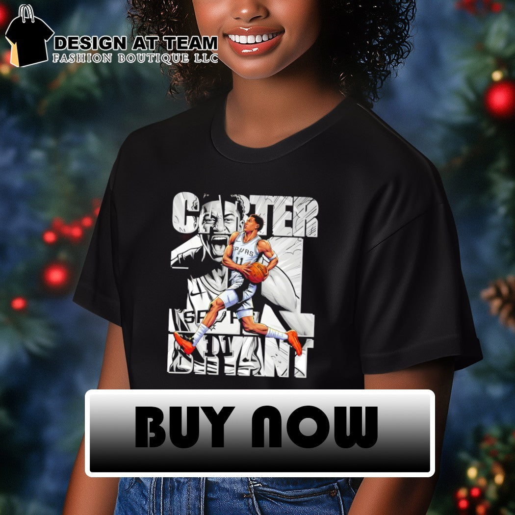 Carter Bryant #11 San Antonio Spurs Basketball Player NBA 2026 shirt