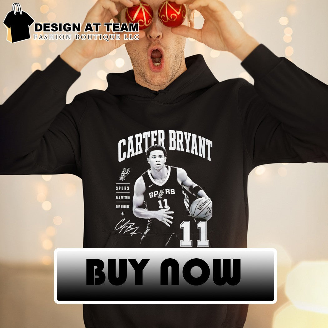Carter Bryant 11 San Antonio Spurs Basketball The Future signature 2026 shirt
