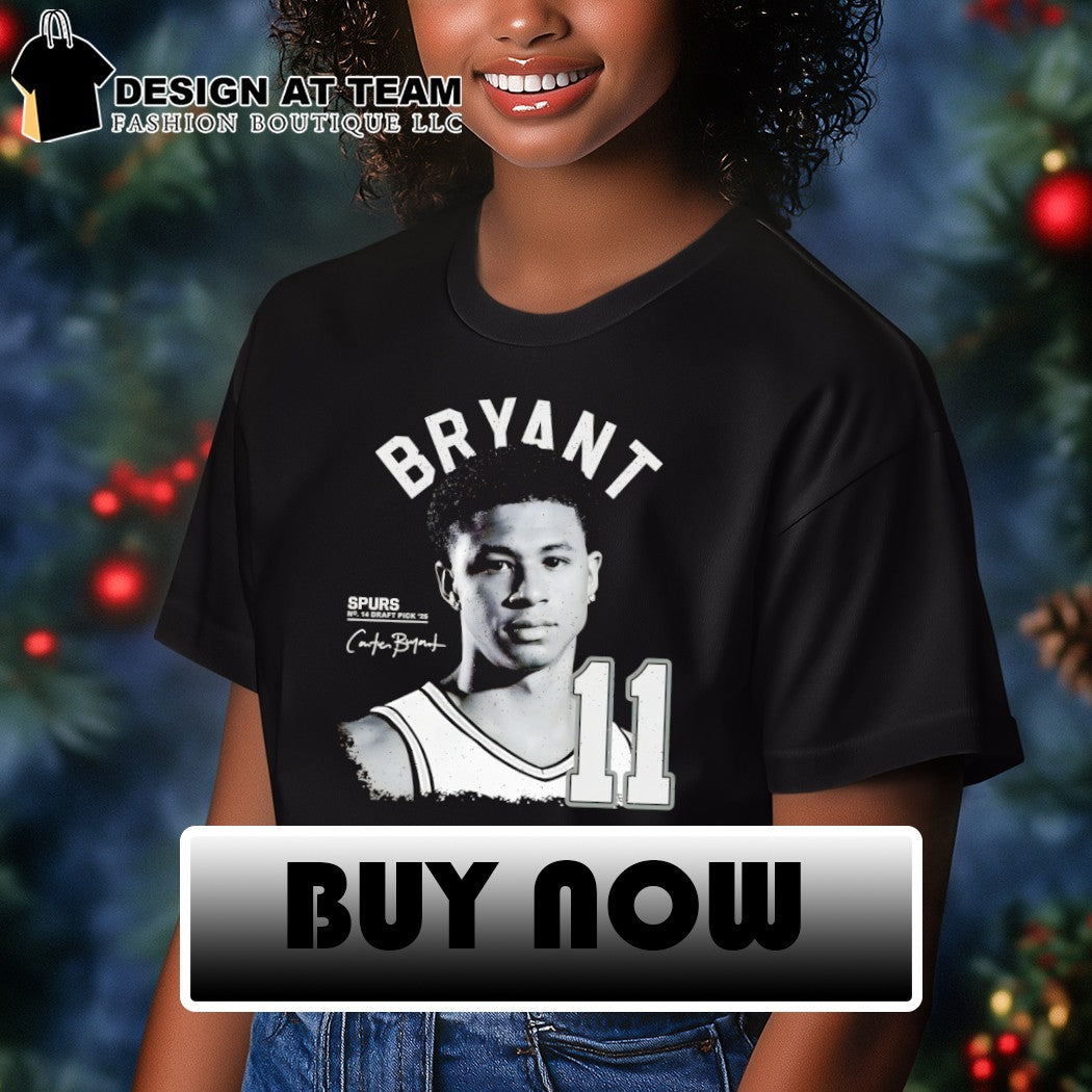 Carter Bryant San Antonio Spurs Basketball player Spurs 14 draft Pick ’25 shirt
