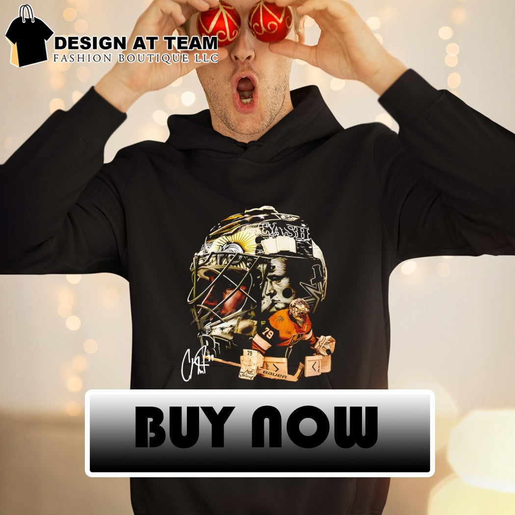 Carter Hart big head Vegas Golden Knights Hockey NHL signature graphic shirt
