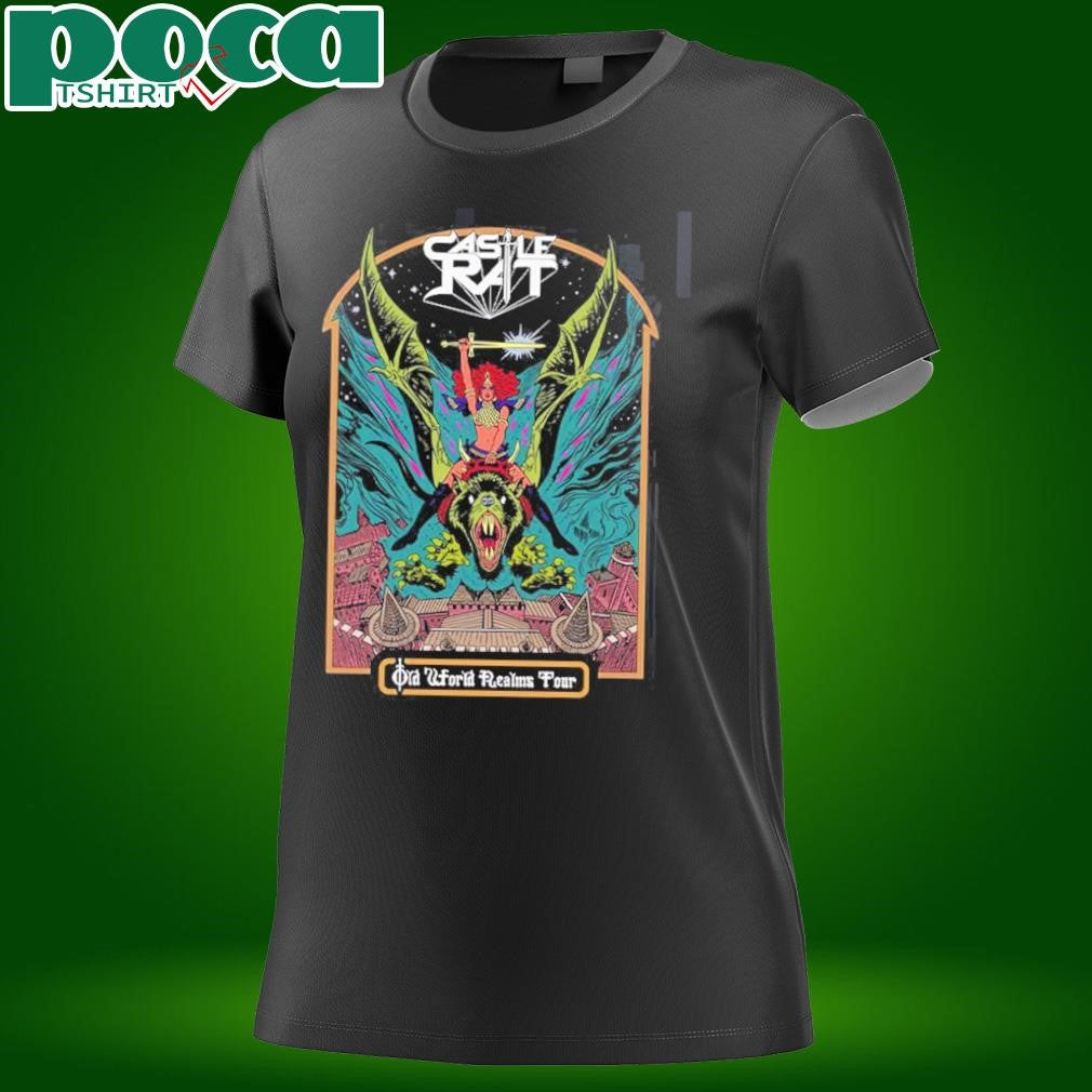 Castle Rat Old World Realms Tour Europe And UK Tour 2025 Tour Dates Merch Two Sides Unisex T-Shirt