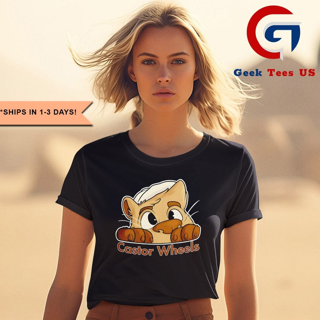 Castor Wheels cartoon shirt