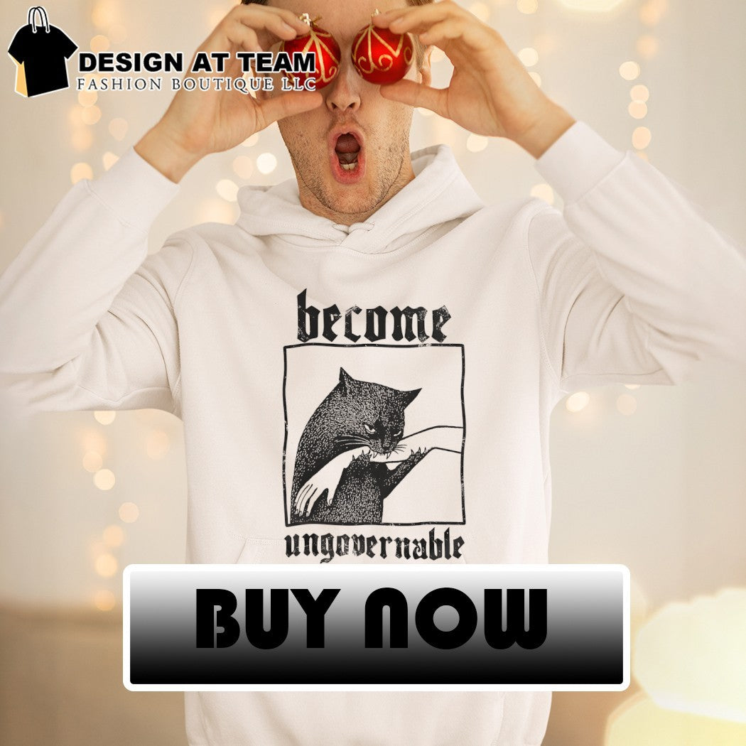 Cat Biting Hand Become Ungovernable vintage shirt