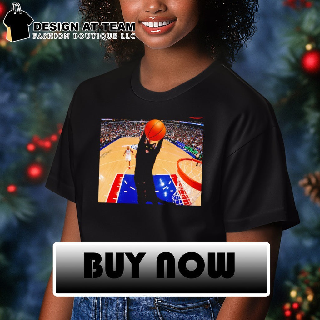 Cat Philadelphia 76ers Basketball player funny meme shirt