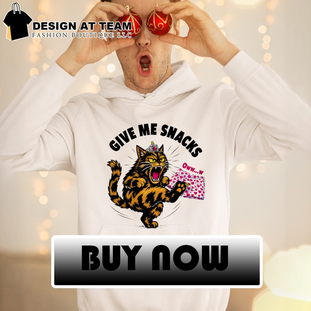 Cat crown Give Me Snacks Owww shirt