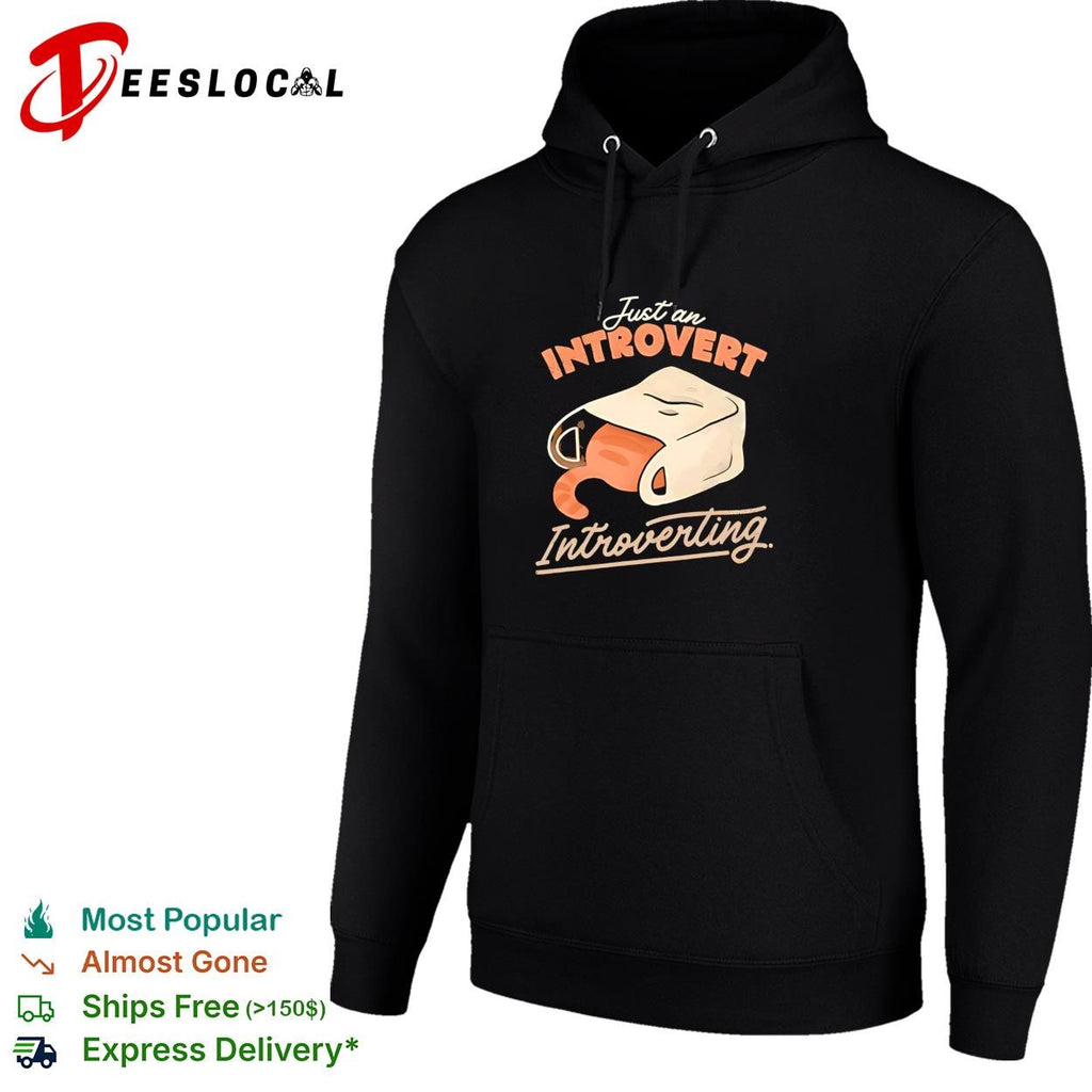 Cat introvert paper bag shirt