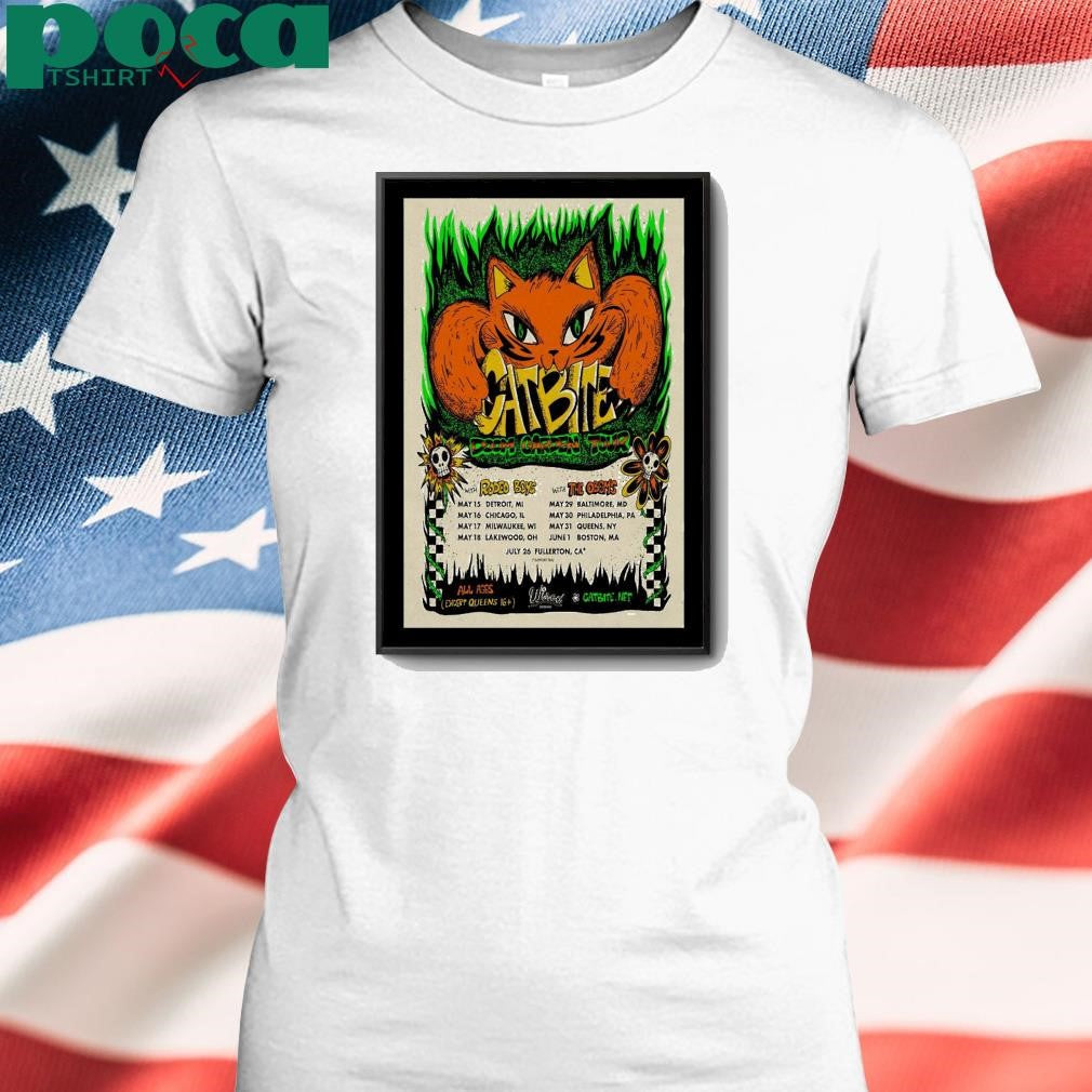 Catbite Doom Garden Tour 2025 Poster shirt