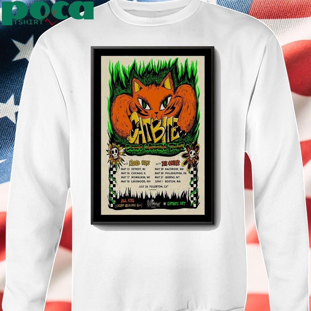 Catbite Doom Garden Tour 2025 Poster shirt