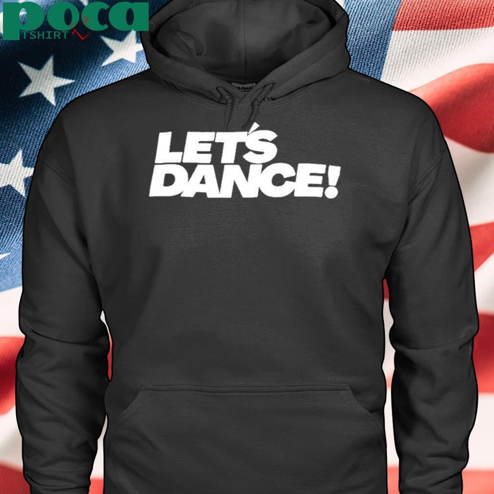 Cate Canning Wearing Lets Dance Shirt