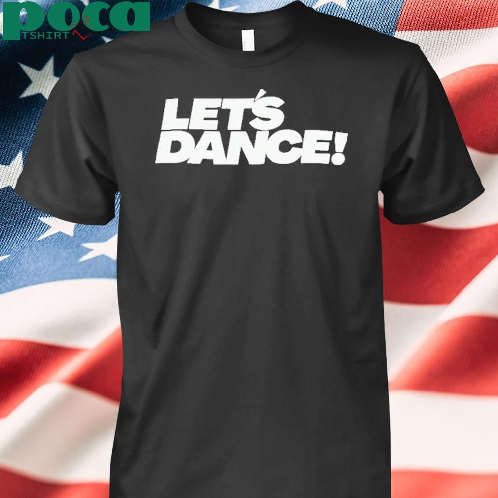 Catecanning Wearing Let’s Dance Shirt