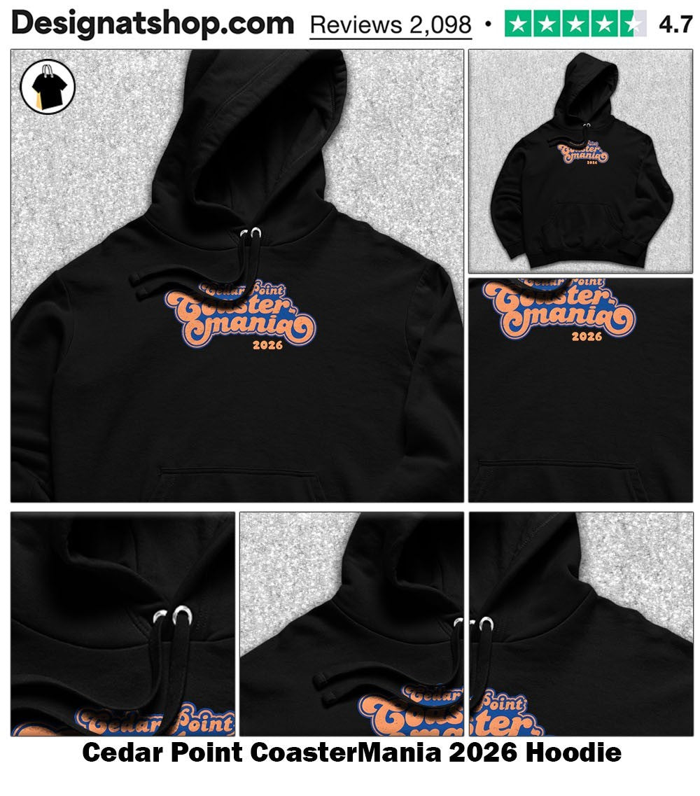 Cedar Point CoasterMania 2026 shirt