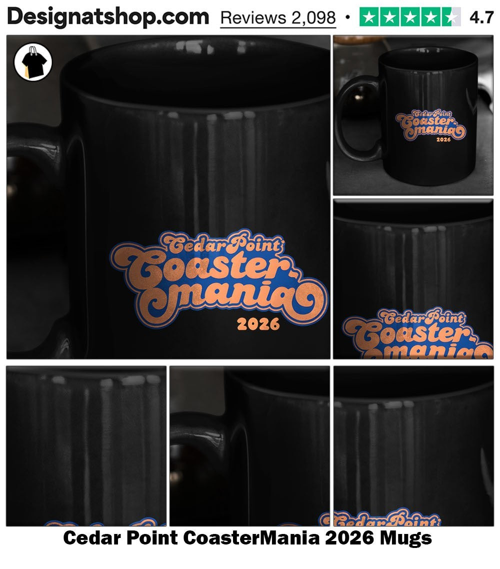 Cedar Point CoasterMania 2026 shirt