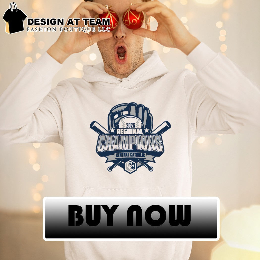 Central Catholic Baseball 2026 Regional Champions logo shirt