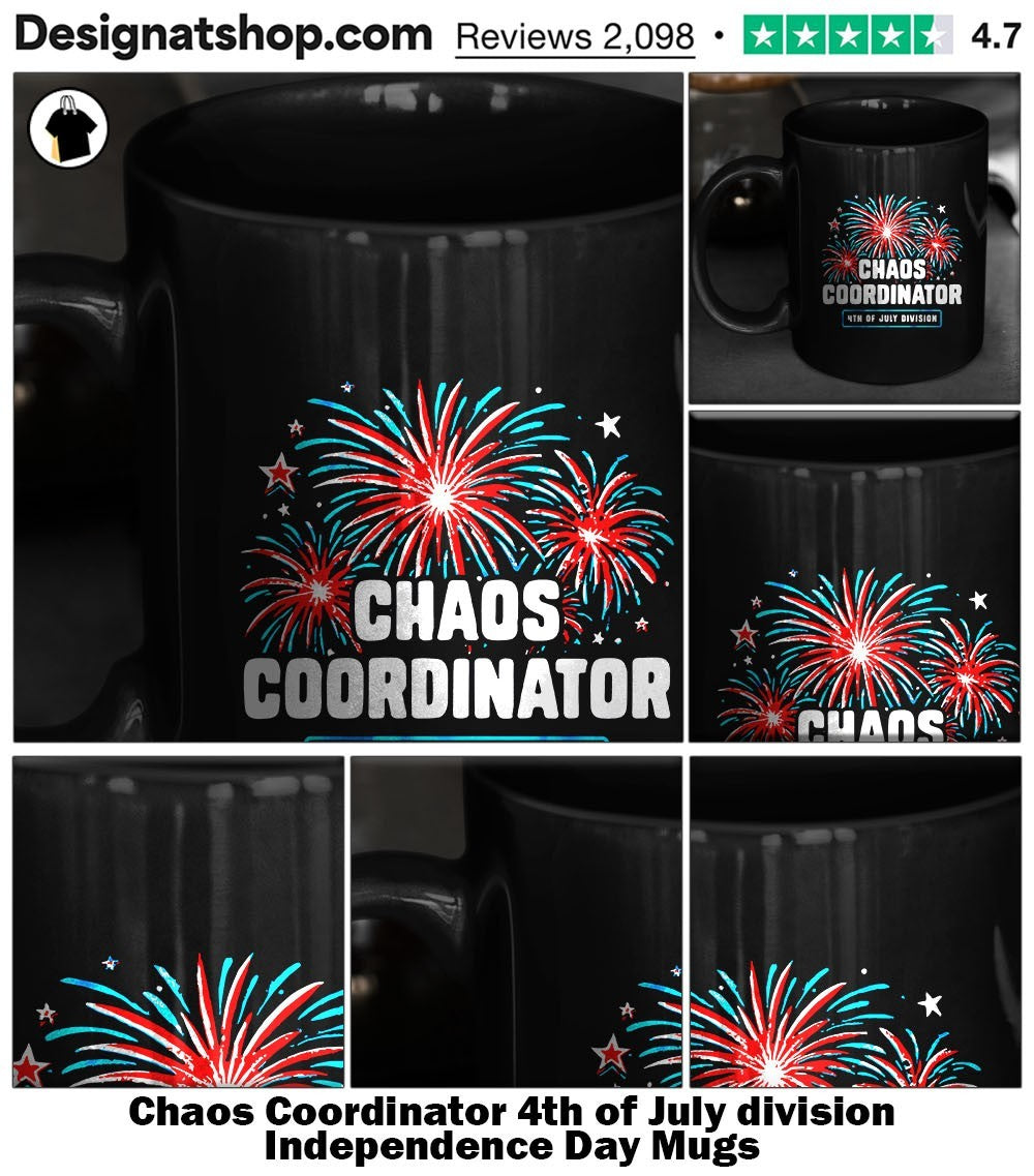 Chaos Coordinator 4th of July division Independence Day shirt