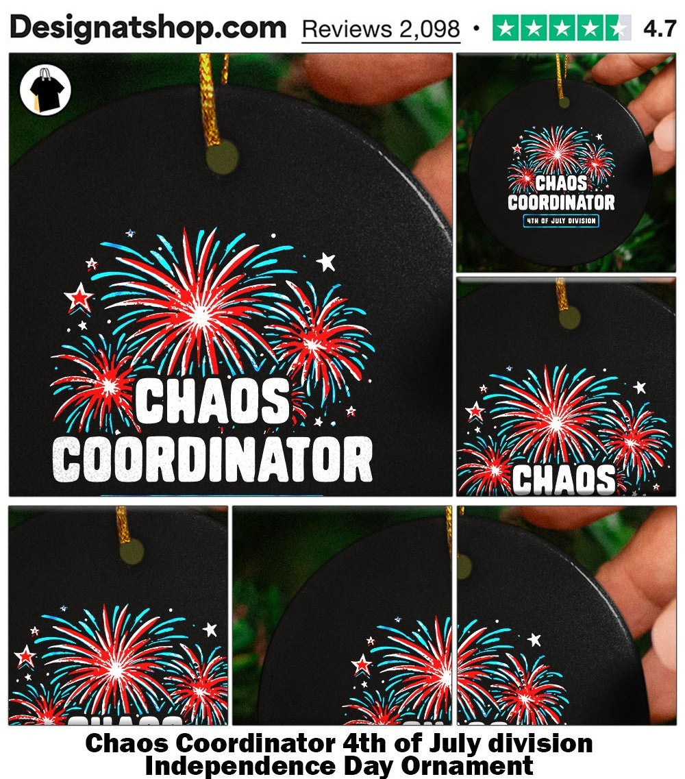 Chaos Coordinator 4th of July division Independence Day shirt