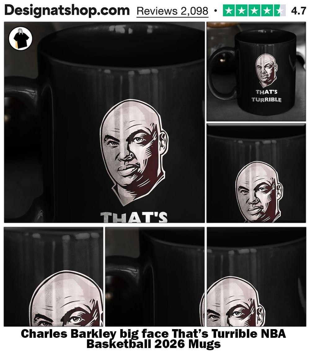 Charles Barkley big face That’s Turrible NBA Basketball 2026 shirt
