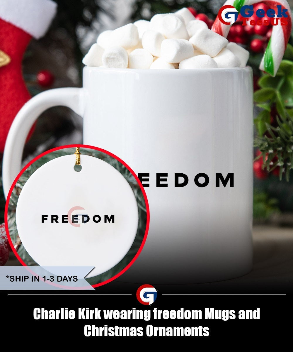 Charlie Kirk wearing freedom shirt
