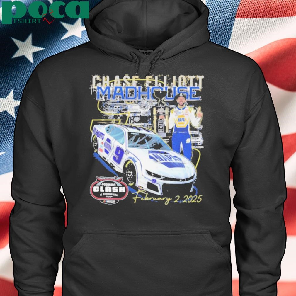 Chase Elliott Wins At Bowman Gray Stadium Dominated The Mad House February 2 2025 t shirt