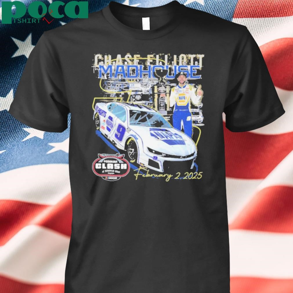 Chase Elliott Wins At Bowman Gray Stadium Dominated The Mad House February 2 2025 t shirt
