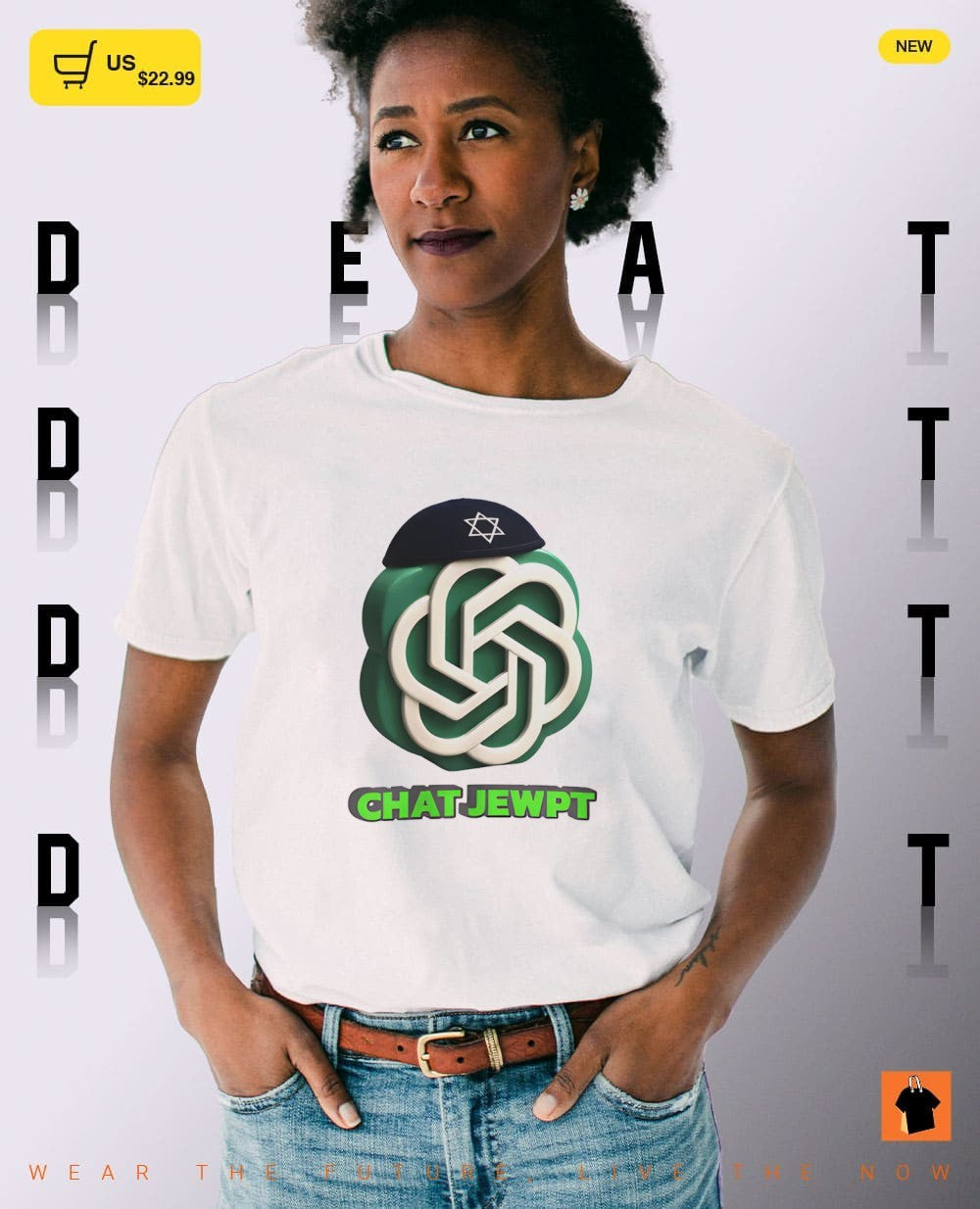 Chatgpt Chat Jewpt parody logo shirt