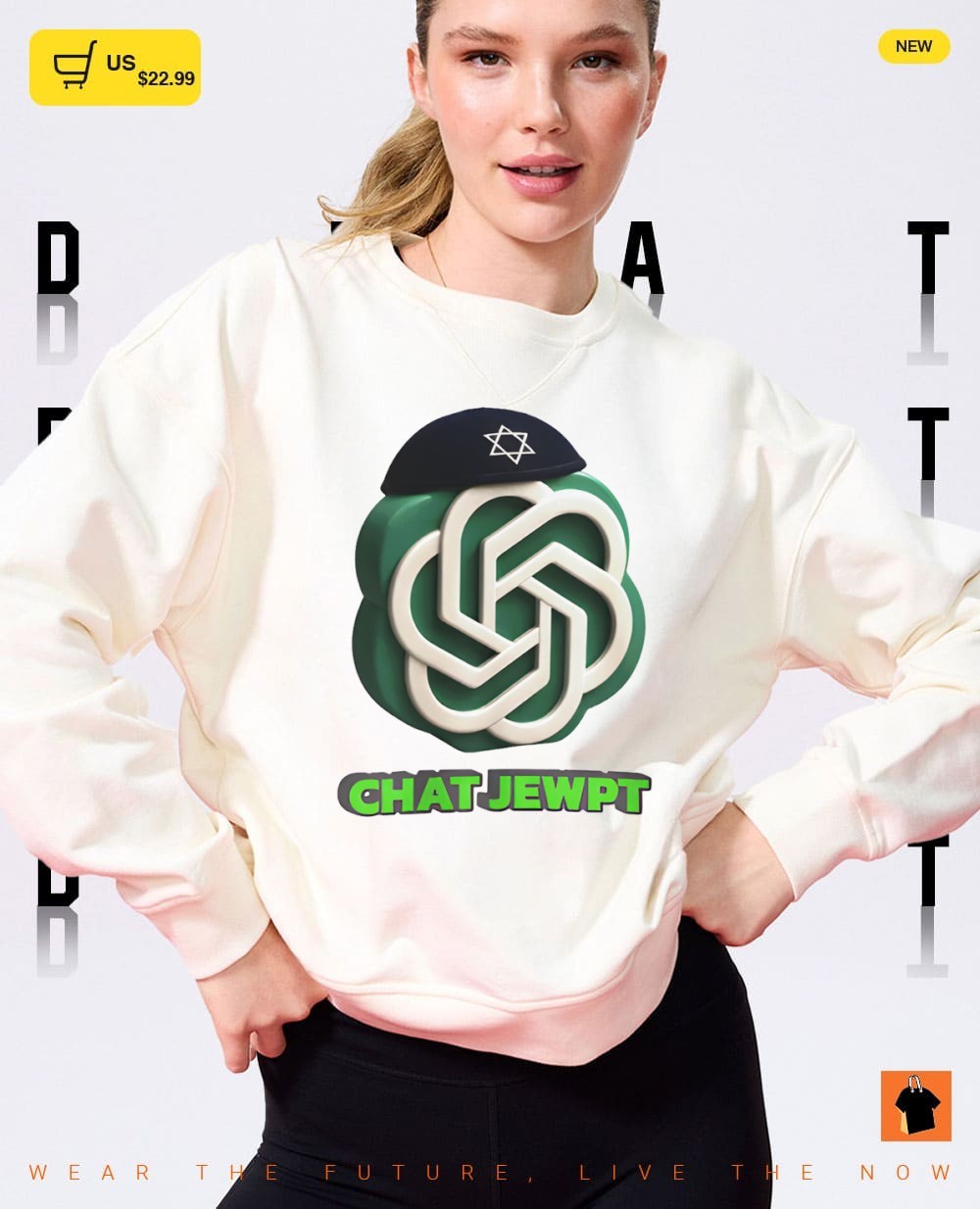 Chatgpt Chat Jewpt parody logo shirt