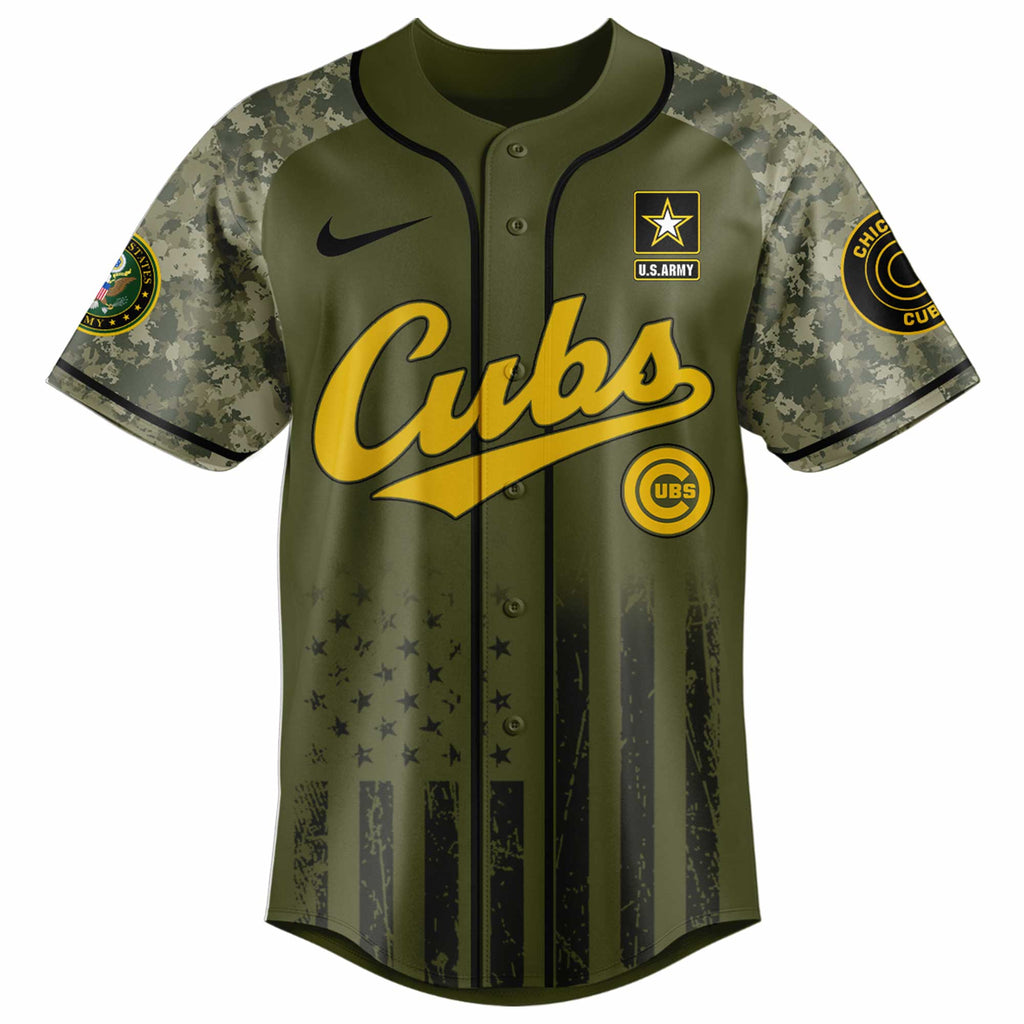 Chicago Cubs MLB 250 U.S. Army Jersey