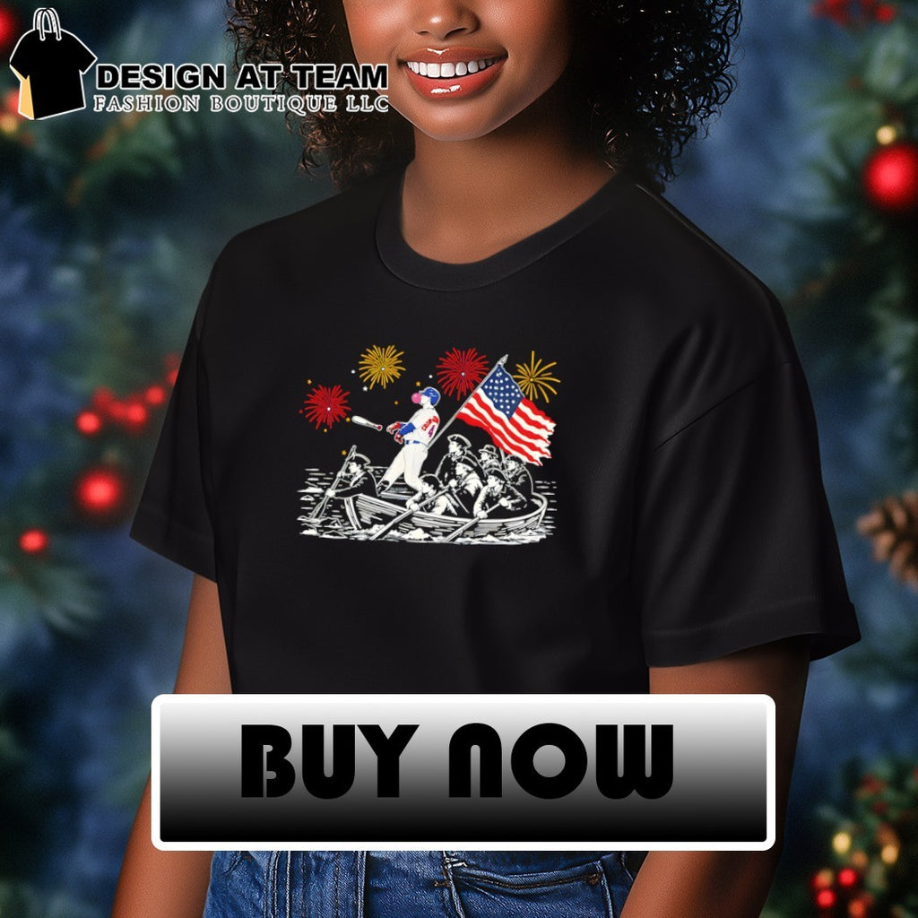 Chicago Cubs PCA crossing the delaware 4th Of July shirt