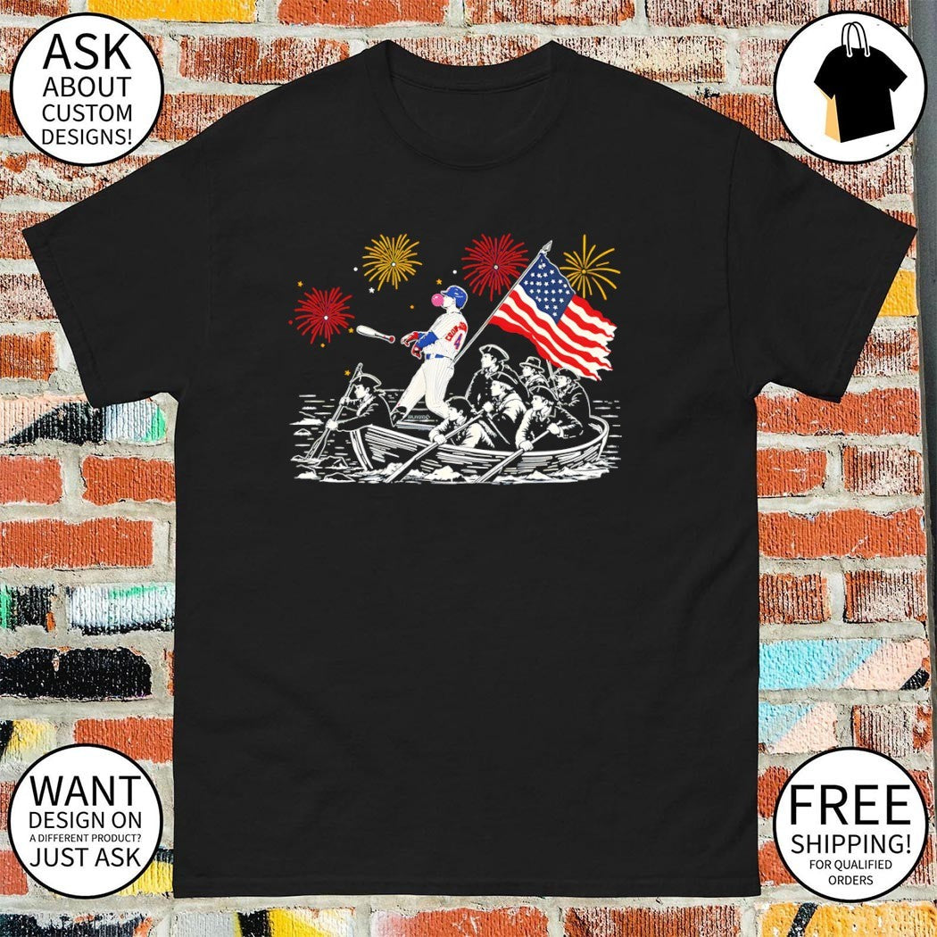 Chicago Cubs PCA crossing the delaware 4th Of July shirt