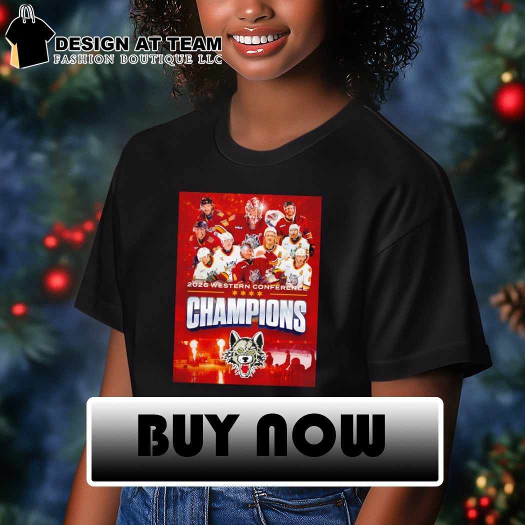 Chicago Wolves Hockey Western Conference 2026 Champions Game 7 shirt