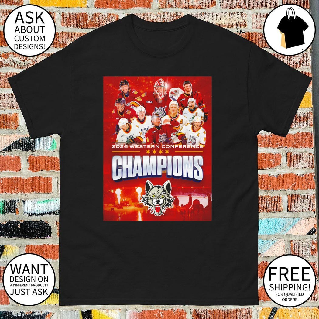 Chicago Wolves Hockey Western Conference 2026 Champions Game 7 shirt
