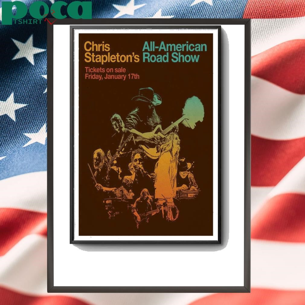Chris Stapleton Jan 17, 2025 Poster shirt