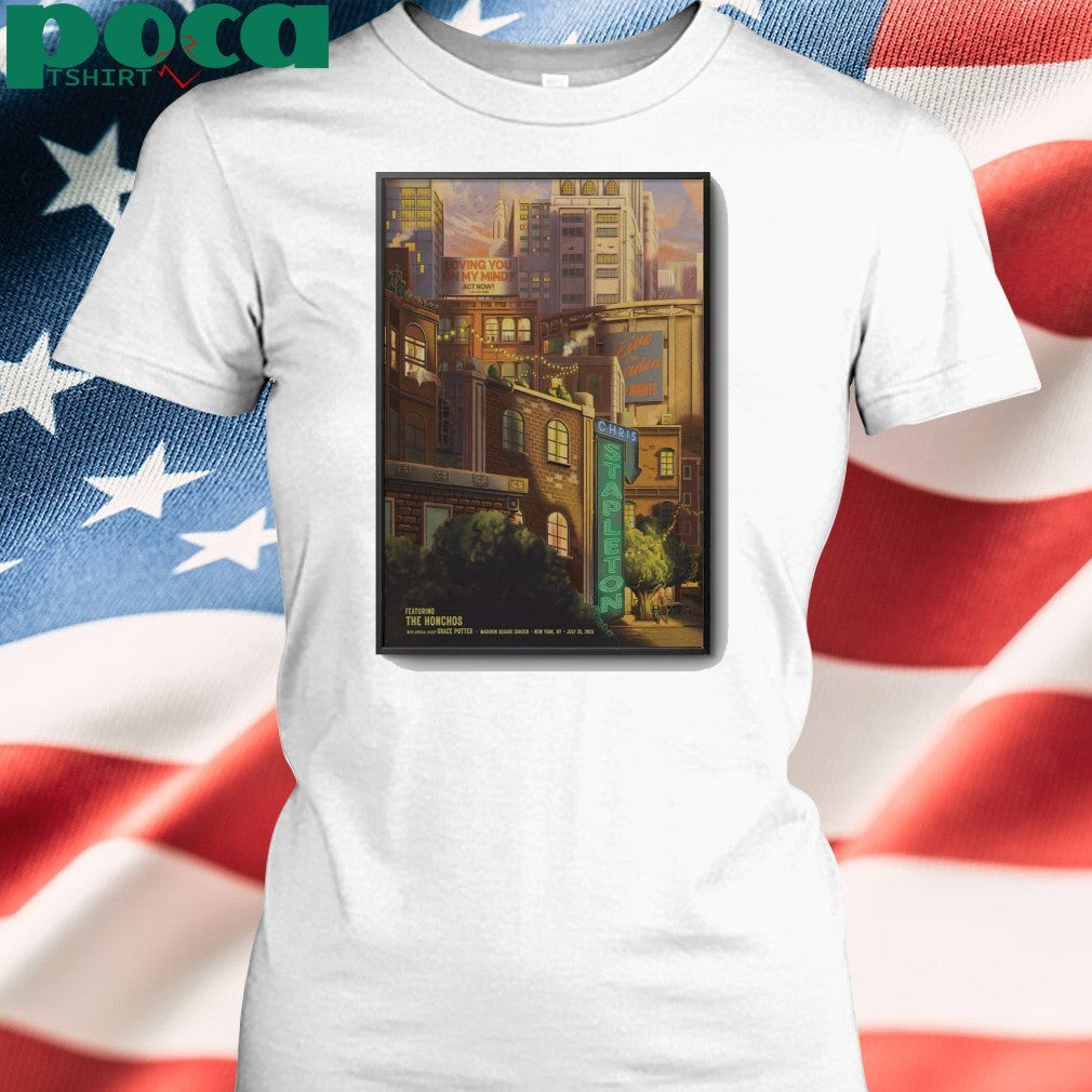 Chris Stapleton Jul 25 2025 Madison Square Garden in New York NY Poster shirt