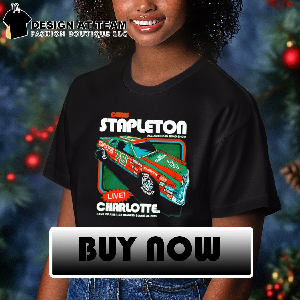 Chris Stapleton Nascar All-American Road Show Charlotte concert 2026 shirt