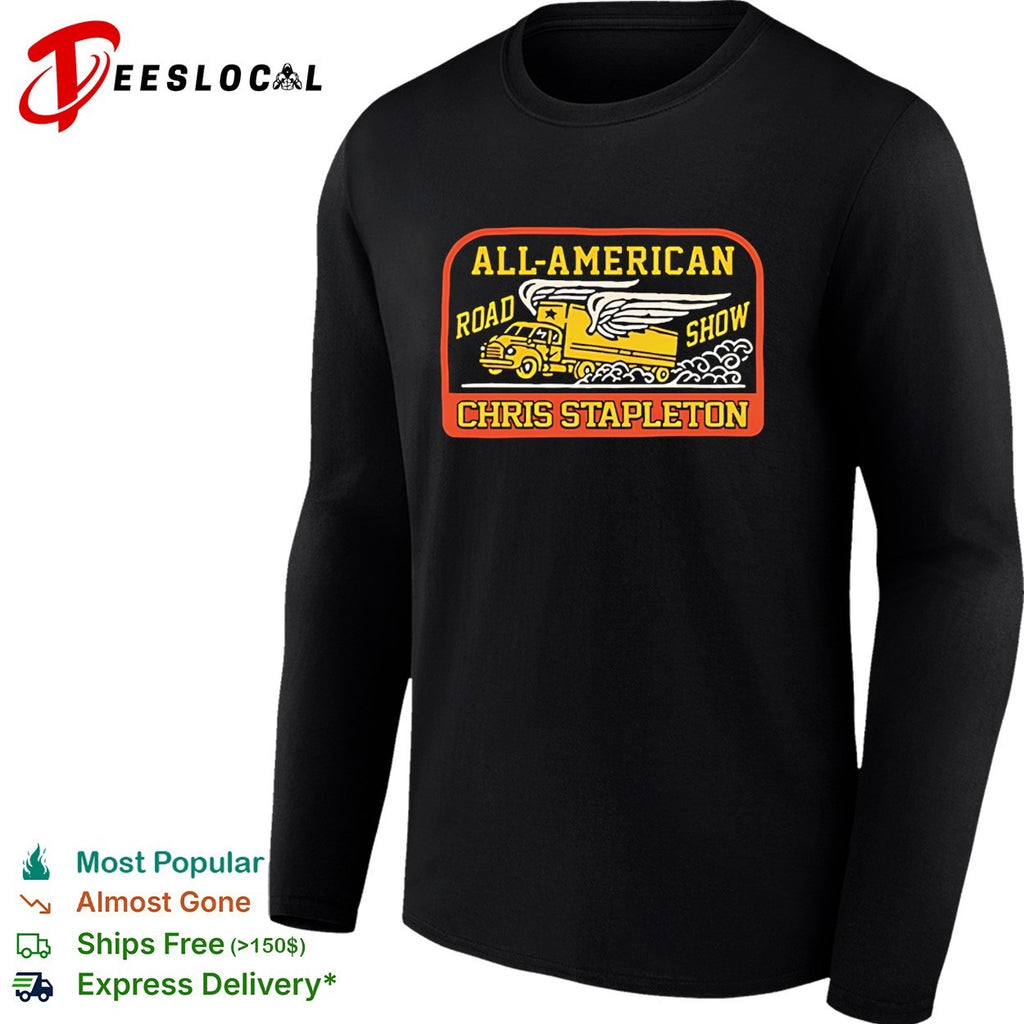 Chris Stapleton all American road show truck badge shirt