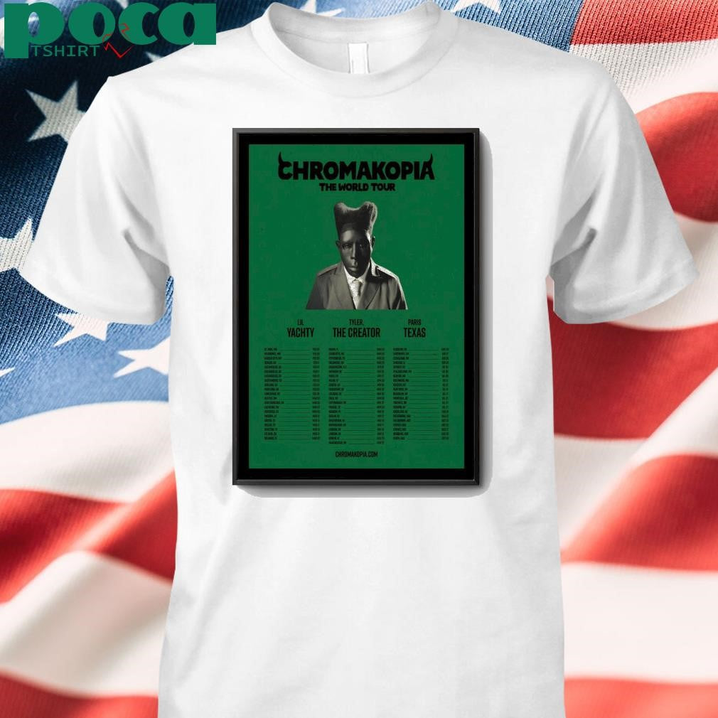 Chromakopia The World Tour 2025 Concert Experience Poster shirt