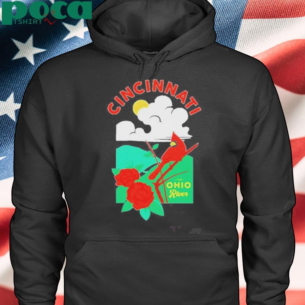 Cincinnati The Ohio River Cardinal T-shirt