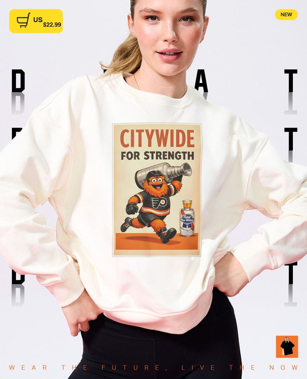Citywide for Strength Gritty Philadelphia Flyers shirt