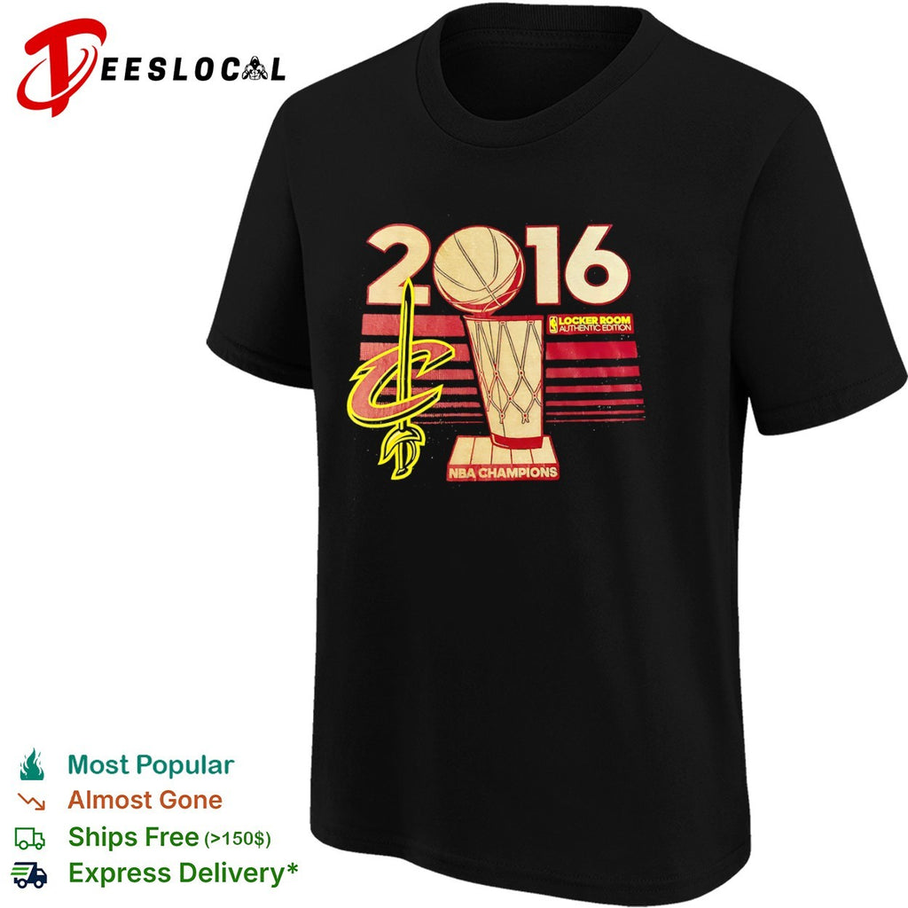 Cleveland Cavaliers 2016 NBA Champions Locker Room Trophy shirt