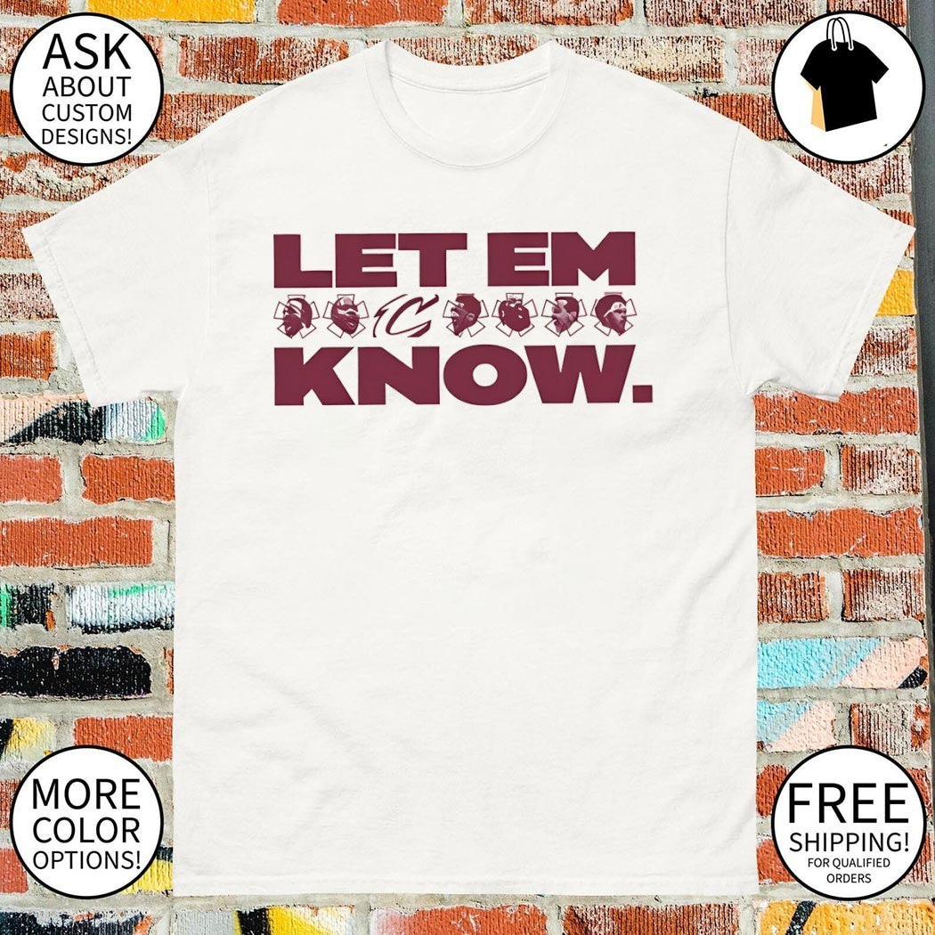 Cleveland Cavaliers Basketball Face Players Let Em Know Playoffs 2026 logo shirt