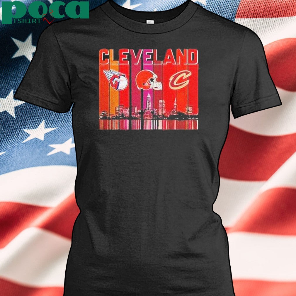 Cleveland Skyline City Sports Team Logo Shirt