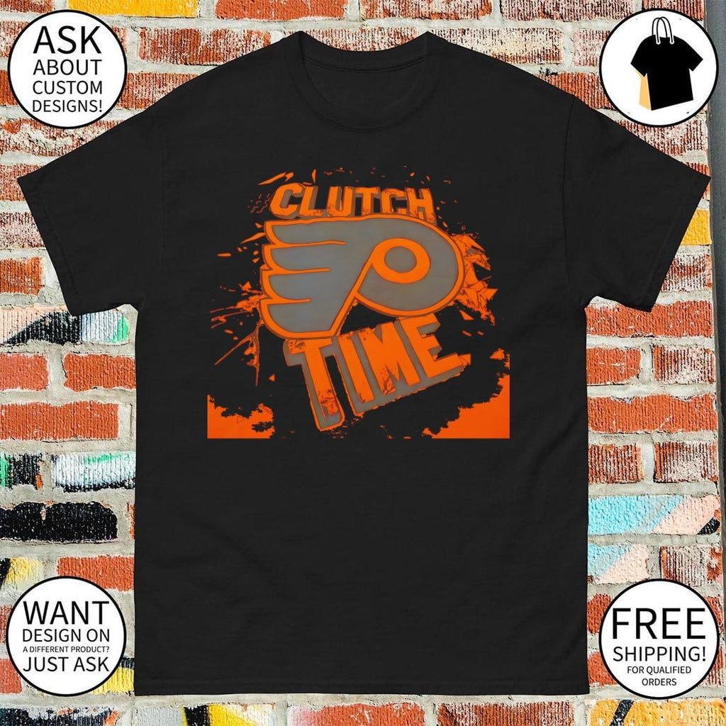 Clutch Time Philadelphia Flyers Hockey NHL 2026 logo shirt