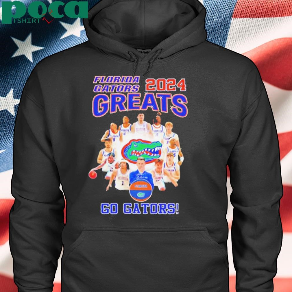 Coach Todd Golden and Players Go Florida Gators 2024 Greats Basketball Signatures shirt