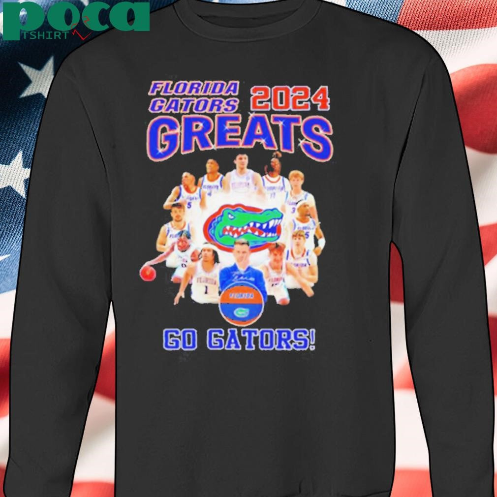 Coach Todd Golden and Players Go Florida Gators 2024 Greats Basketball Signatures shirt