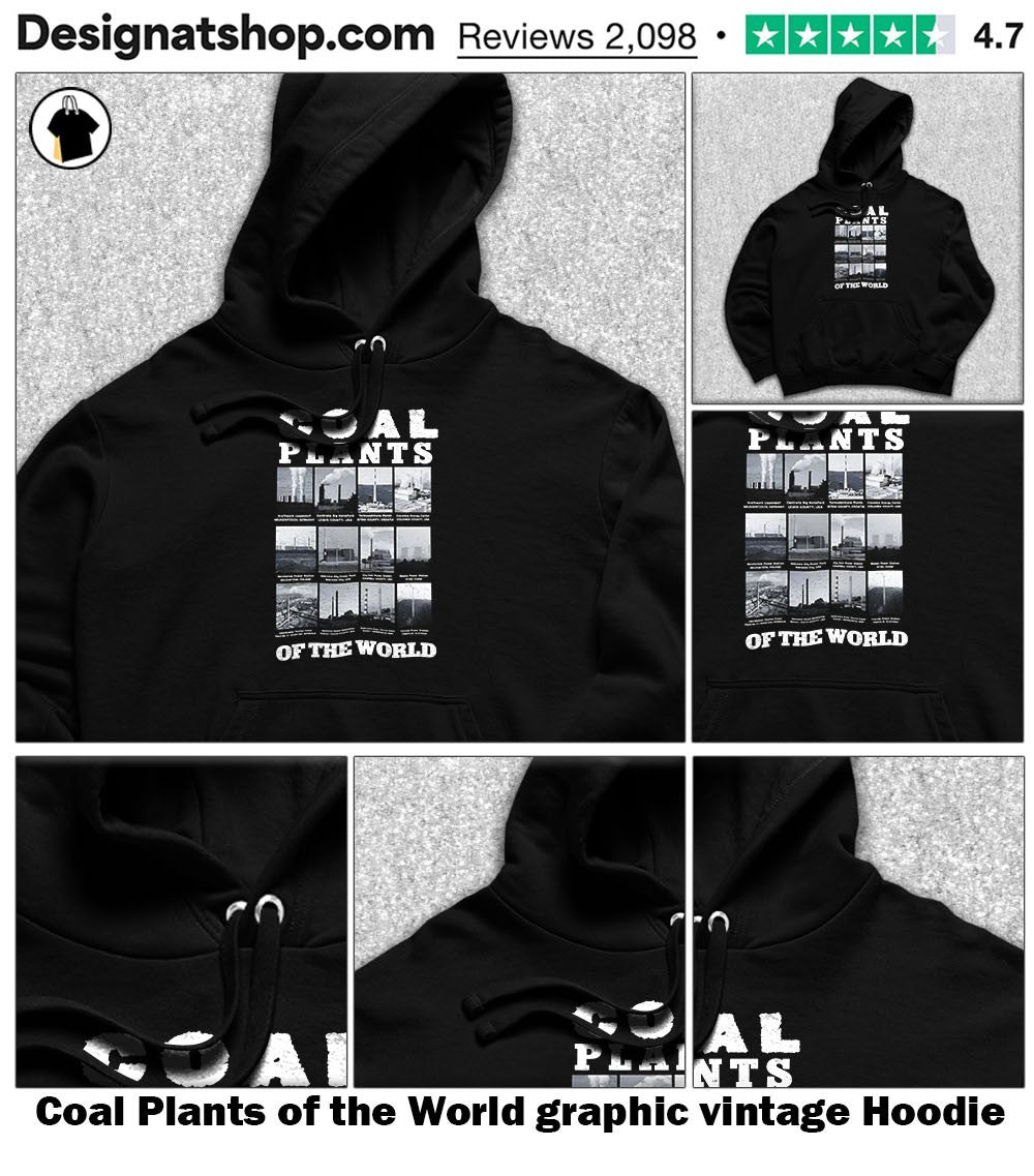 Coal Plants of the World graphic vintage shirt