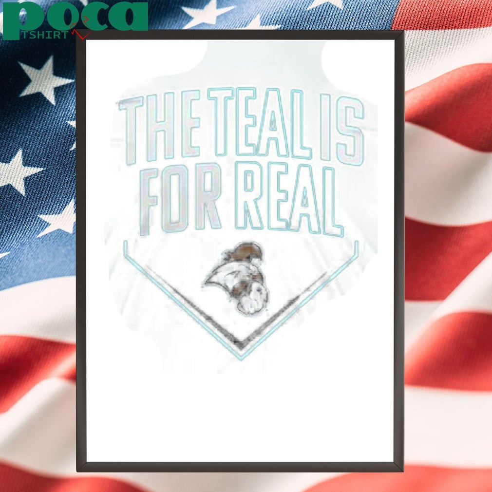 Coastal Carolina Baseball The Teal IS For Real T-shirt