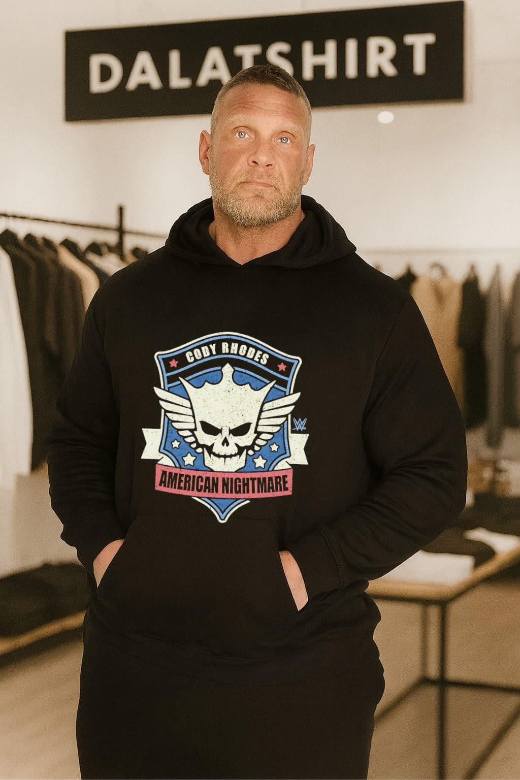 Cody Rhodes American Nightmare Skull and Wings Graphic shirt