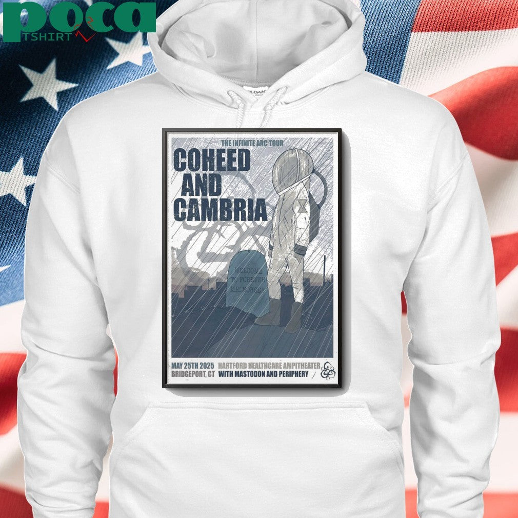 Coheed And Cambria 5-25-2025 Bridgeport CT Poster shirt