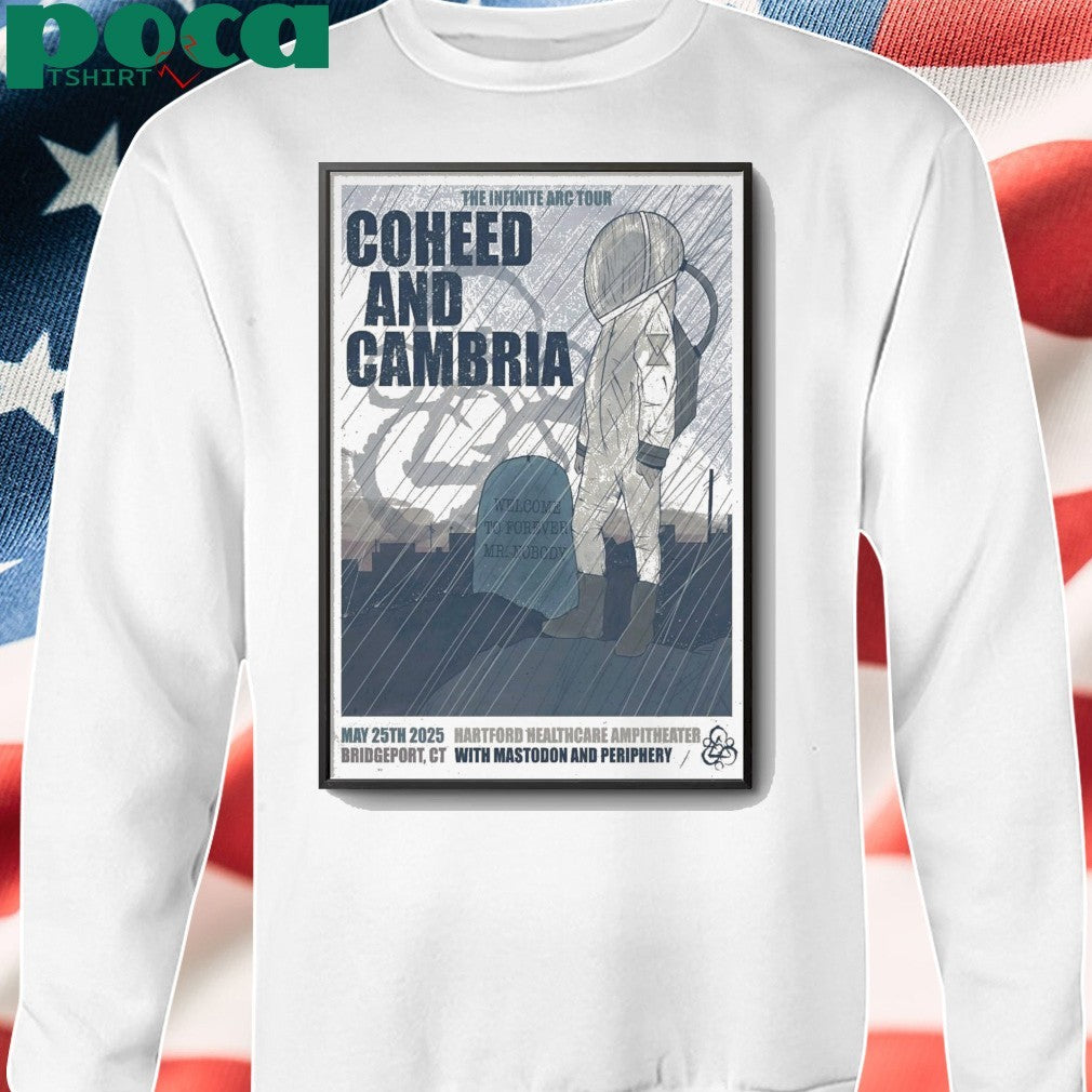 Coheed And Cambria 5-25-2025 Bridgeport CT Poster shirt