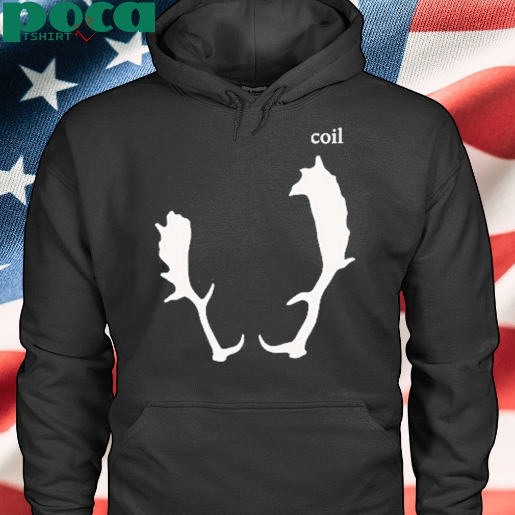 Coil black antlers shirt